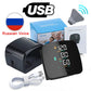 LED Rechargeable Wrist Blood Pressure Monitor Voice Broadcast Tonometer