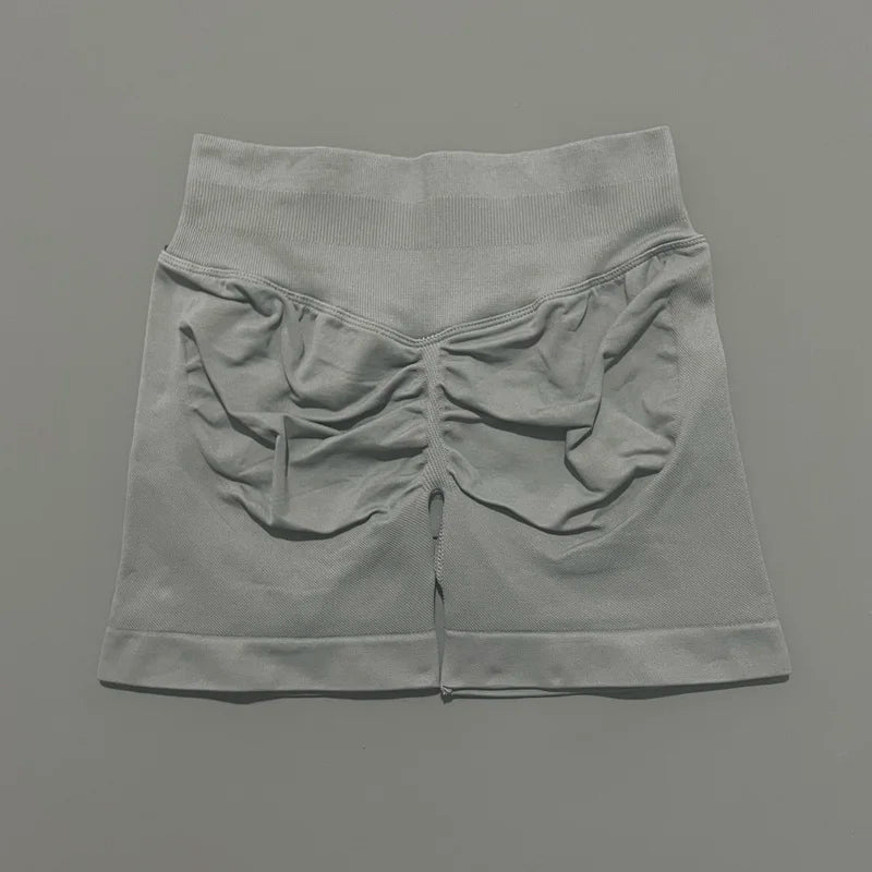 Women's High Waist Fitness Shorts Push Up Gym Workout