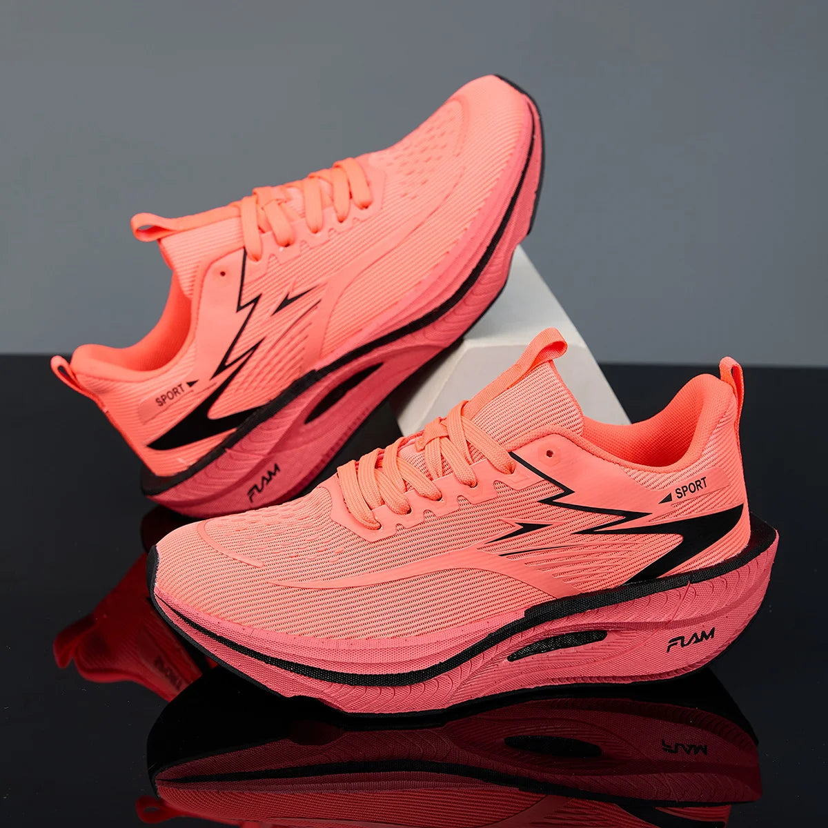 Unisex Running Shoes Breathable Lightweight Non Slip Athletic Sneakers