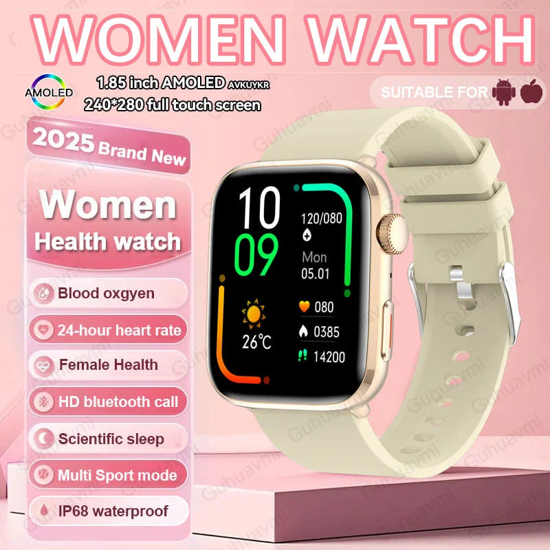 2025 AI Smart Watch Health Monitor NFC Fitness Tracker