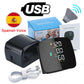 LED Rechargeable Wrist Blood Pressure Monitor Voice Broadcast Tonometer