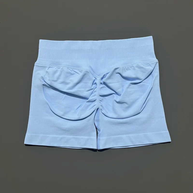 Women's High Waist Fitness Shorts Push Up Gym Workout
