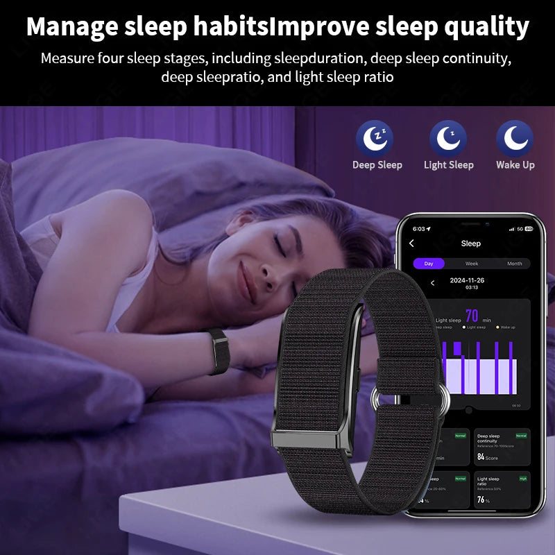 Smart Watch Fitness Bracelet Heart Rate Blood Pressure Waterproof