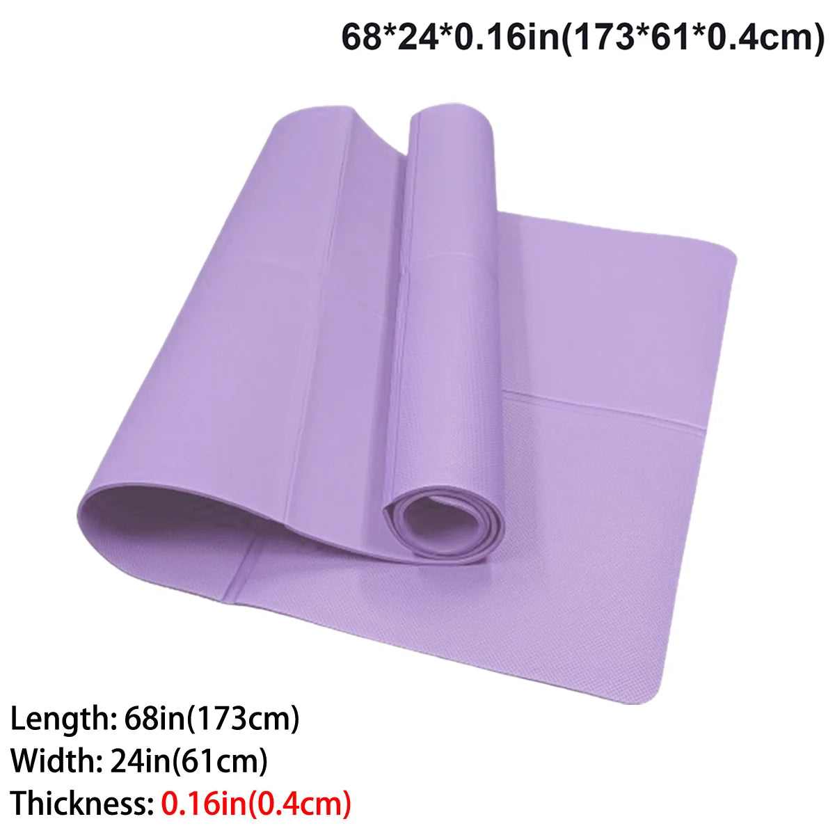 Foldable Yoga Mat Eco Friendly EVA Travel Exercise Mat