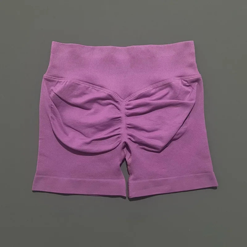 Women's High Waist Fitness Shorts Push Up Gym Workout