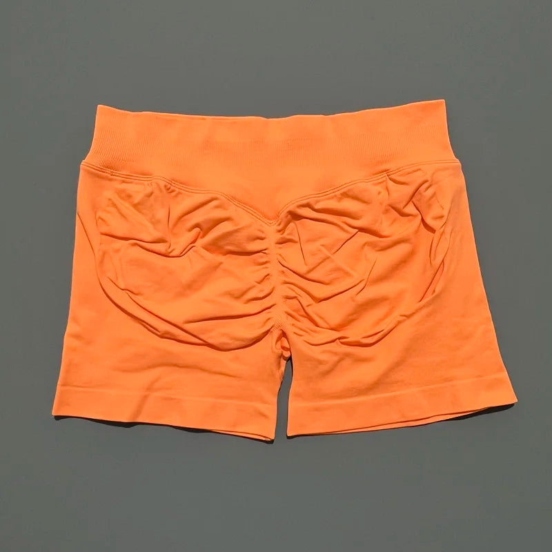 Women's High Waist Fitness Shorts Push Up Gym Workout