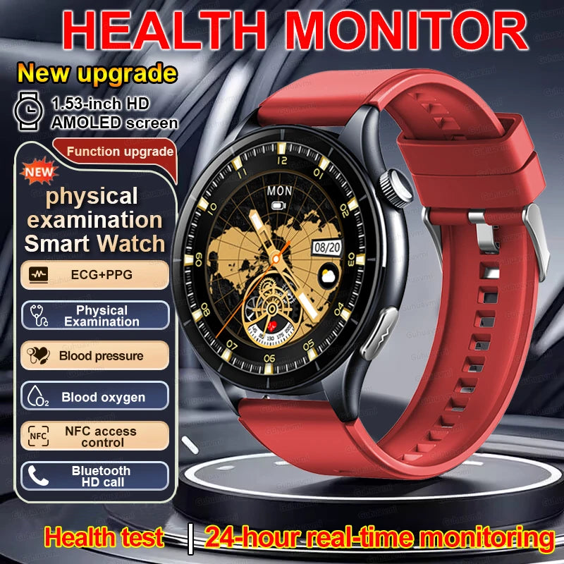 2026 Smart Watch NFC ECG Blood Oxygen Health Tracker