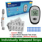 Blood Glucose Meter Kit Test Strips Diabetes Monitor Fast