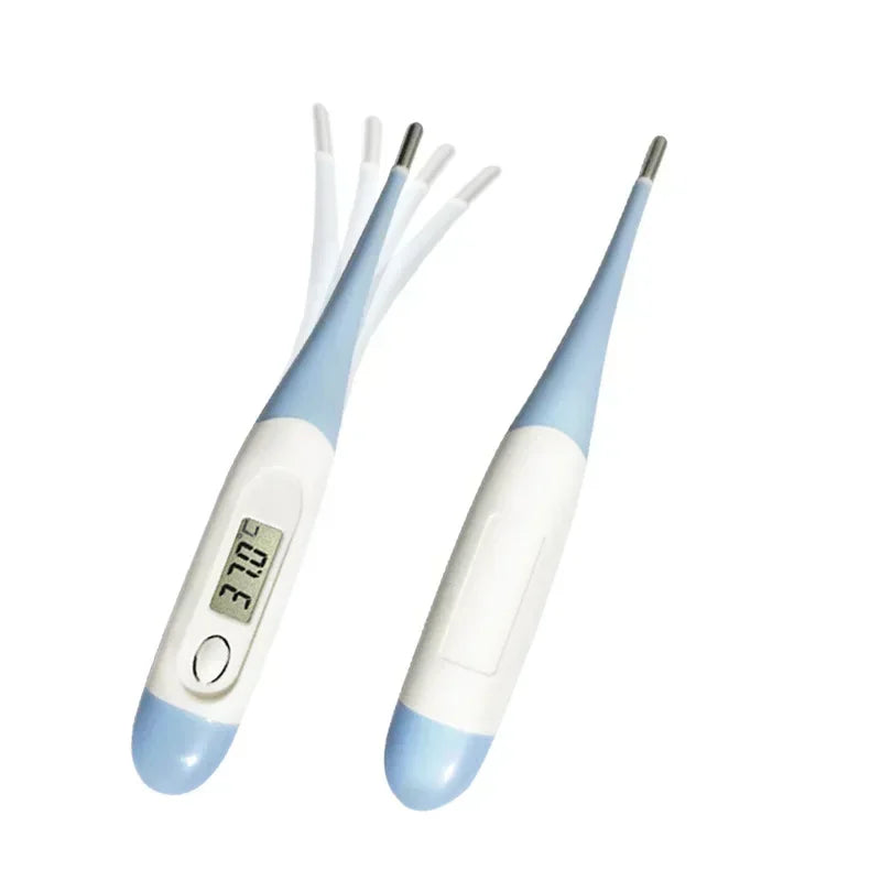 Digital Thermometer Flexible Soft Head Fever Oral Underarm Monitor