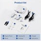 Rechargeable Digital Hearing Aid Adjustable Tone Sound Amplifier Portable