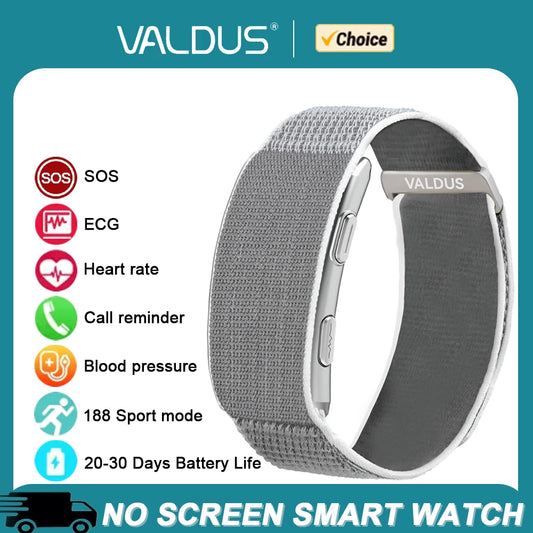 ECG Smart Bracelet Heart Rate Blood Pressure Fitness SOS