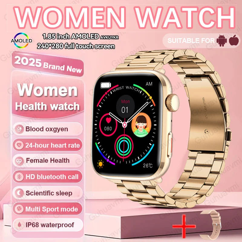 2025 AI Smart Watch Health Monitor NFC Fitness Tracker