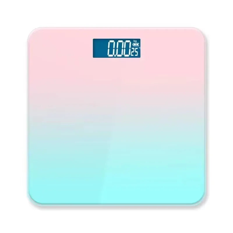 Gradient Color LED Digital Glass Weight Scale Body Balance