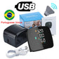 LED Rechargeable Wrist Blood Pressure Monitor Voice Broadcast Tonometer