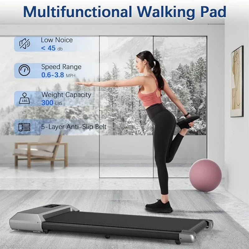300lbs Treadmill Home 2.5HP Walking Running Fitness Machine