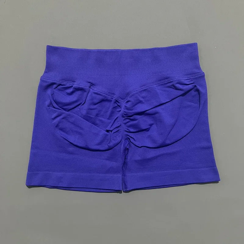 Women's High Waist Fitness Shorts Push Up Gym Workout