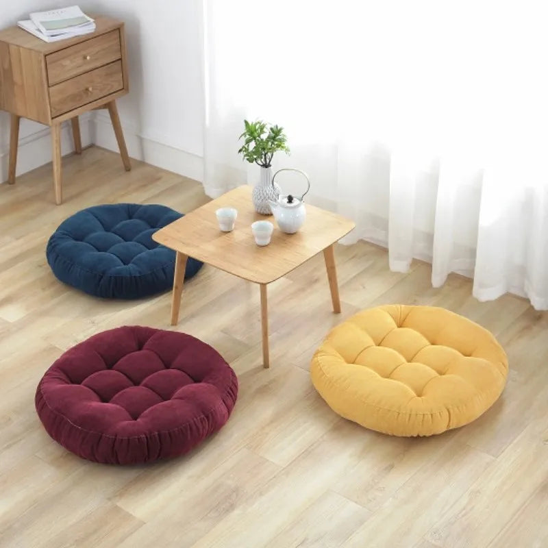 Round Meditation Cushion Large Floor Pillow Seating