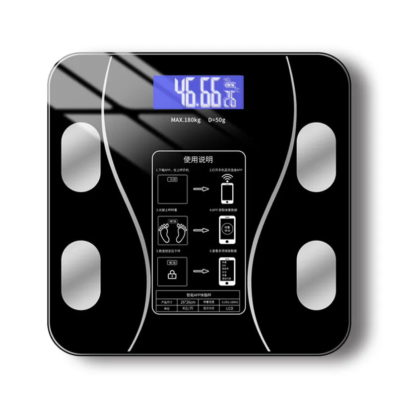 USB Body Fat Scale Intelligent Digital Home Weight Analyzer