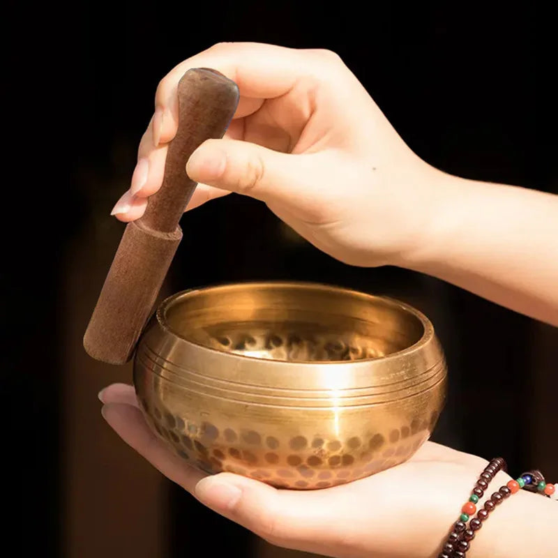 Tibetan Brass Singing Bowl Meditation Sound Healing Stress Relief