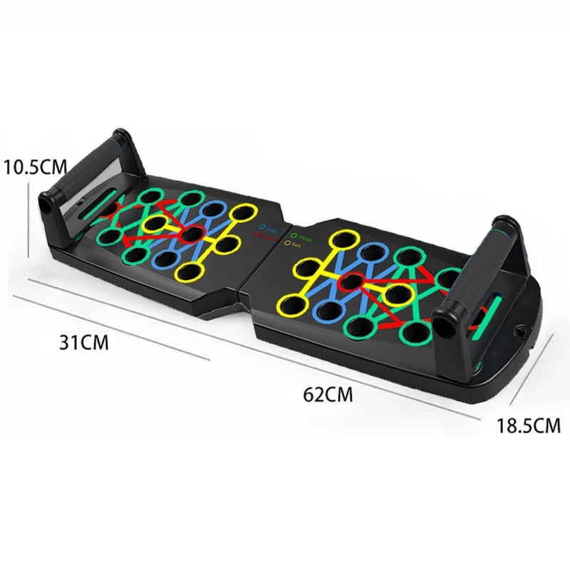 Push Up Board Set Portable Foldable Multifunctional Fitness Equipment