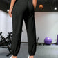 Women's Loose Running Fitness Pants Side Pockets Yoga Joggers