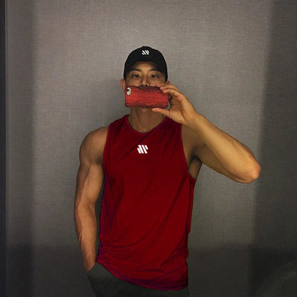 Mens Bodybuilding Tank Top Gym Workout Sleeveless Stringer Shirt