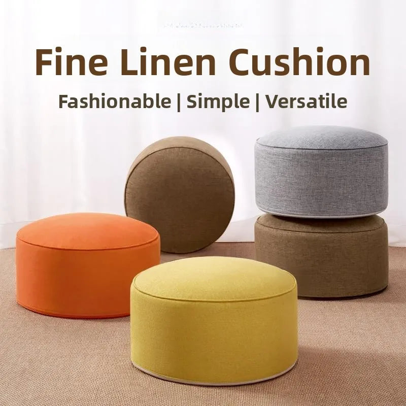 Thick Linen Zafu Meditation Cushion Tatami Floor Seat Japanese