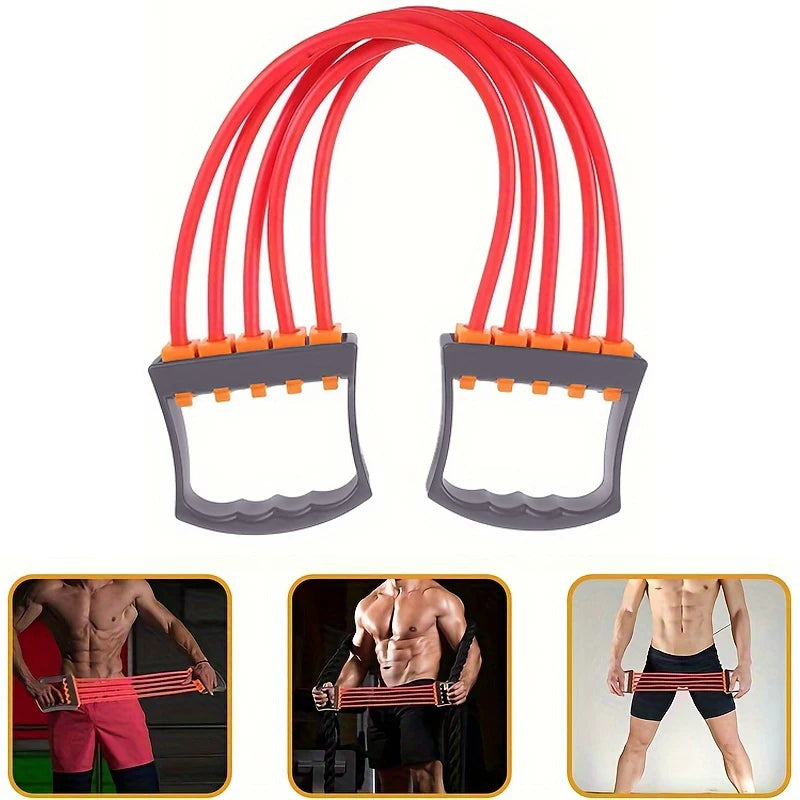 Full Body Workout Chest Expander Resistance Bands Strength Training