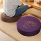 Yoga Meditation Linen Cushion Lotus Texture Backrest Pillow Tatami
