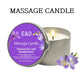 Massage Oil Candle Aromatherapy Stress Relief Skin Moisturizing Luxury