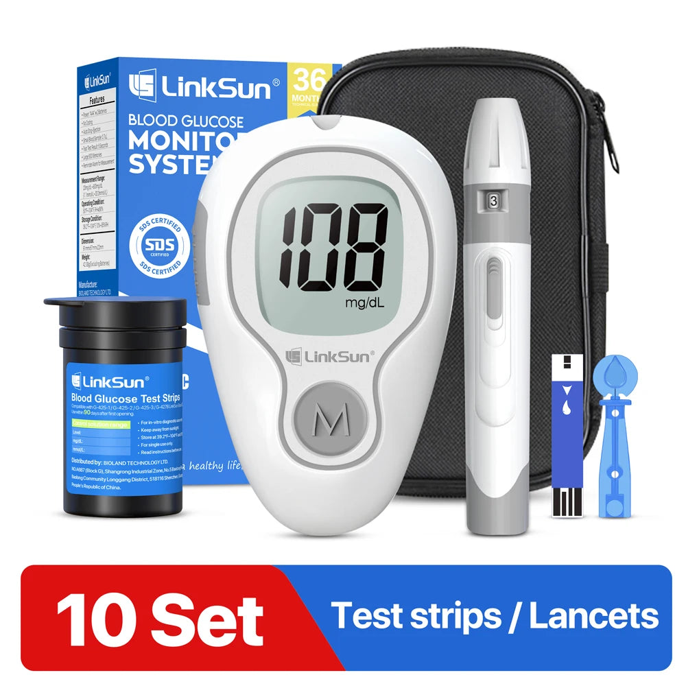Blood Glucose Monitor Diabetes Testing Machine Meter Fast Results