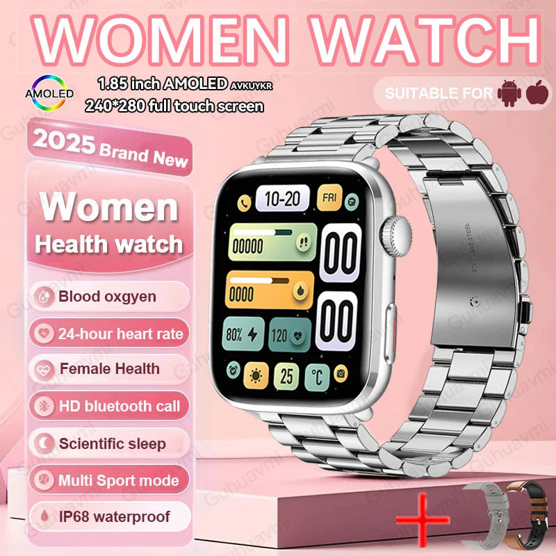 2025 AI Smart Watch Health Monitor NFC Fitness Tracker