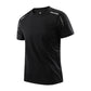 Mens Running Quick Dry T Shirt Breathable Outdoor Sports