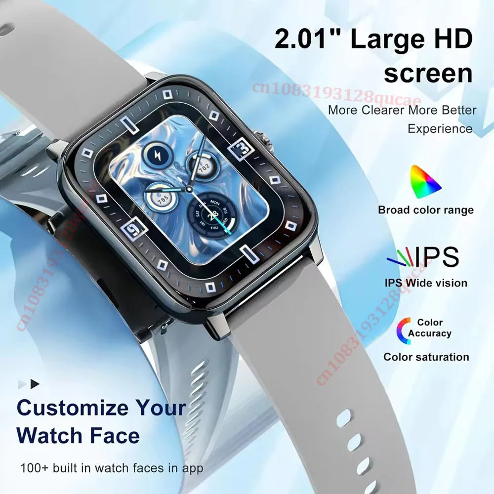 2026 Smart Watch Bluetooth Call Fitness Tracker Color Screen